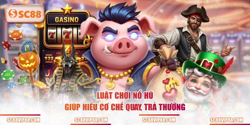 Luật chơi nổ hũ giúp hiểu cơ chế quay, trả thưởng